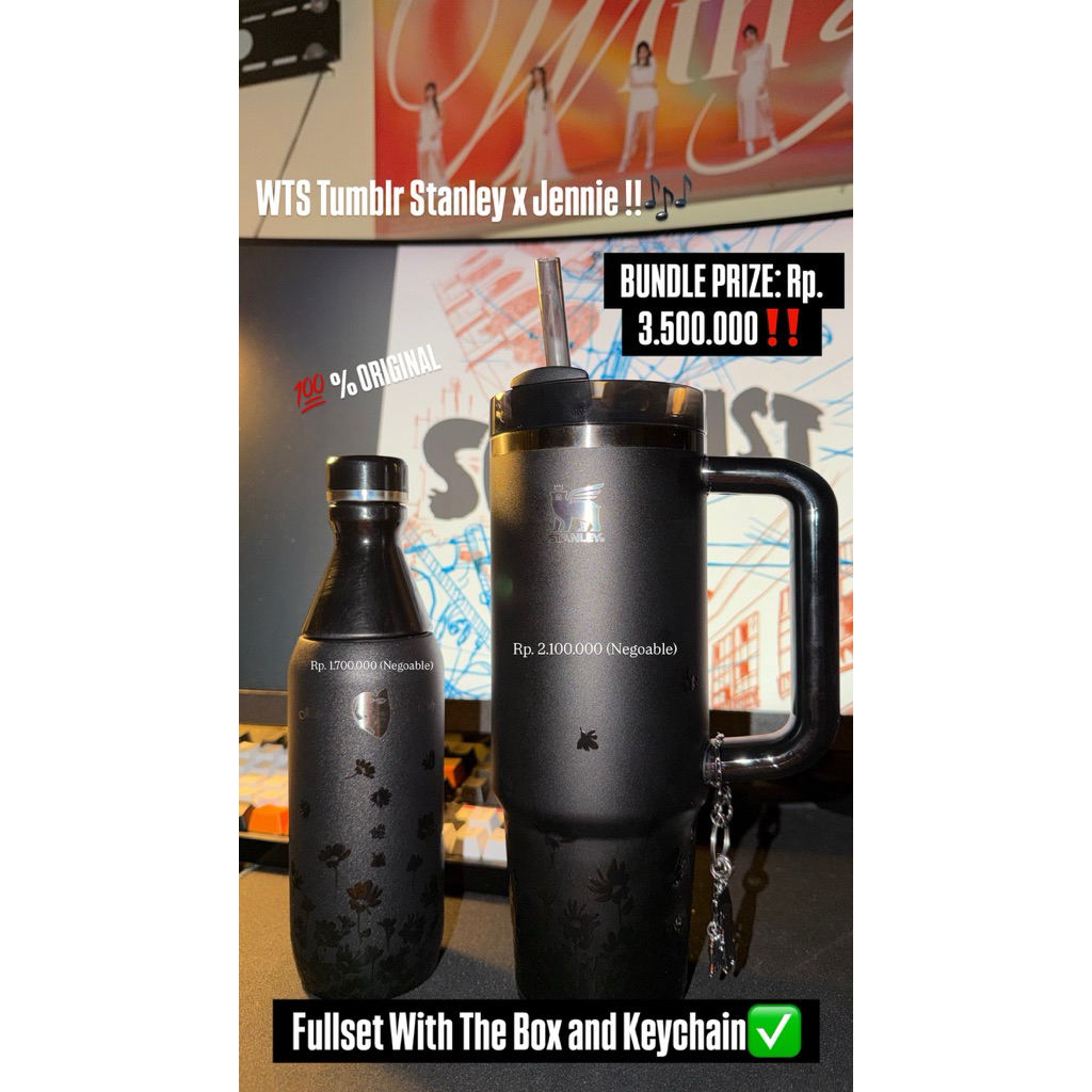 Tumblr STANLEY x JENNIE Original 100% Cond Like New