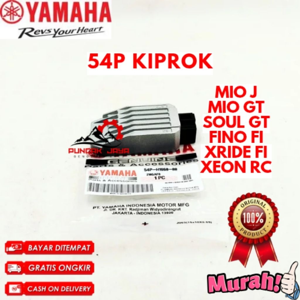 KIPROK ORIGINAL YAMAHA KODE 54P, KIPROK MIO J, KIPROK MIO GT, KIPROK SOUL GT, KIPROK FINO FI, KIPROK