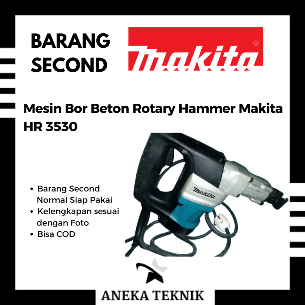 Makita Mesin Bor Beton Rotary Hammer Makita HR 3530