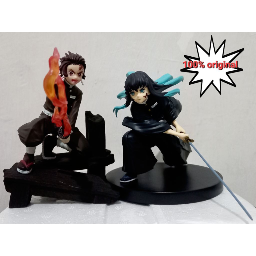 ( Set 2 Figure ) Muichiro Mark ver.(Rare) & Tanjiro v2 Demon slayer original Bandai/SEGA