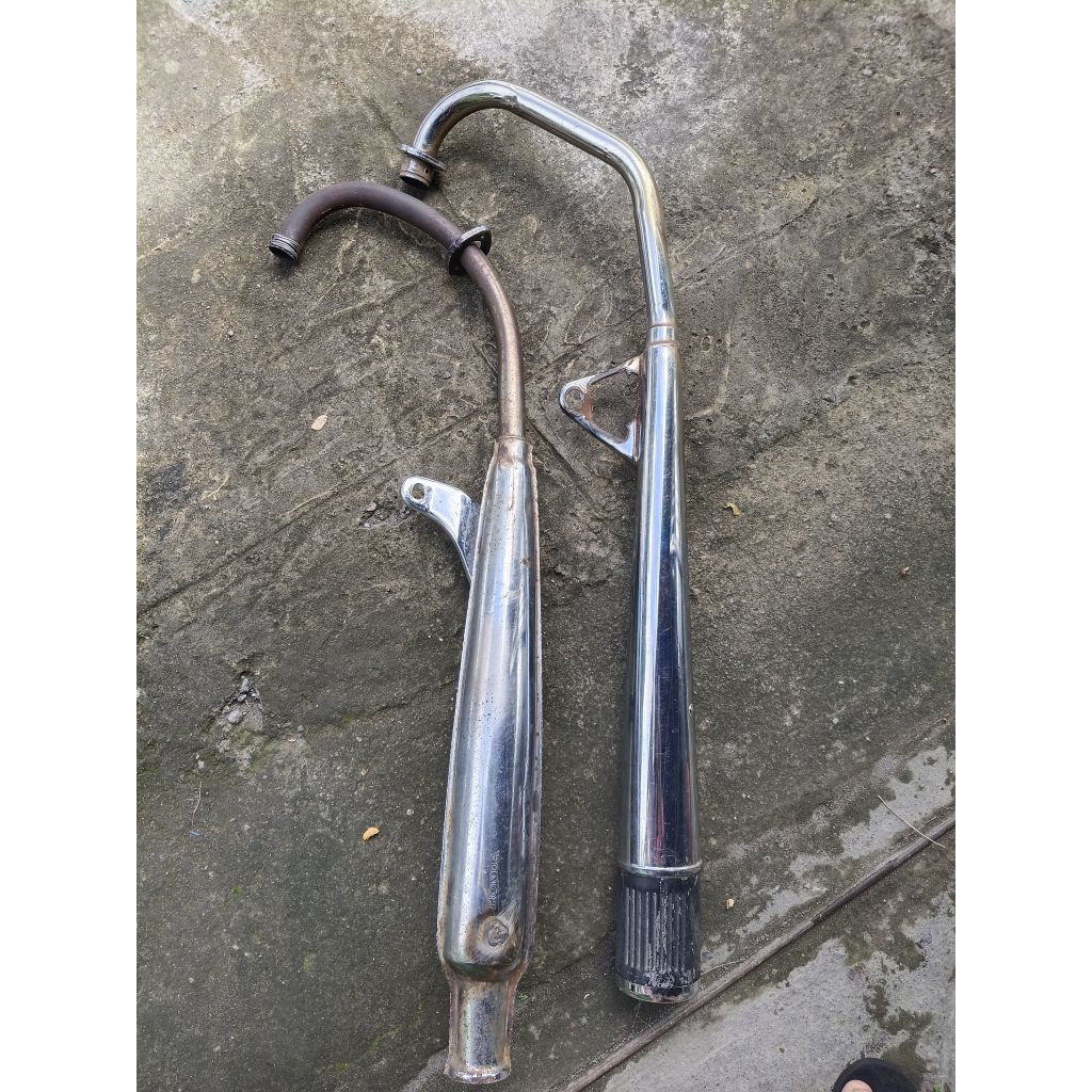 KNALPOT ORIGINAL COPOTAN CB100 DAN GLPRO NEOTECH HMKEG/KEH ( ORIGINAL HONDA)