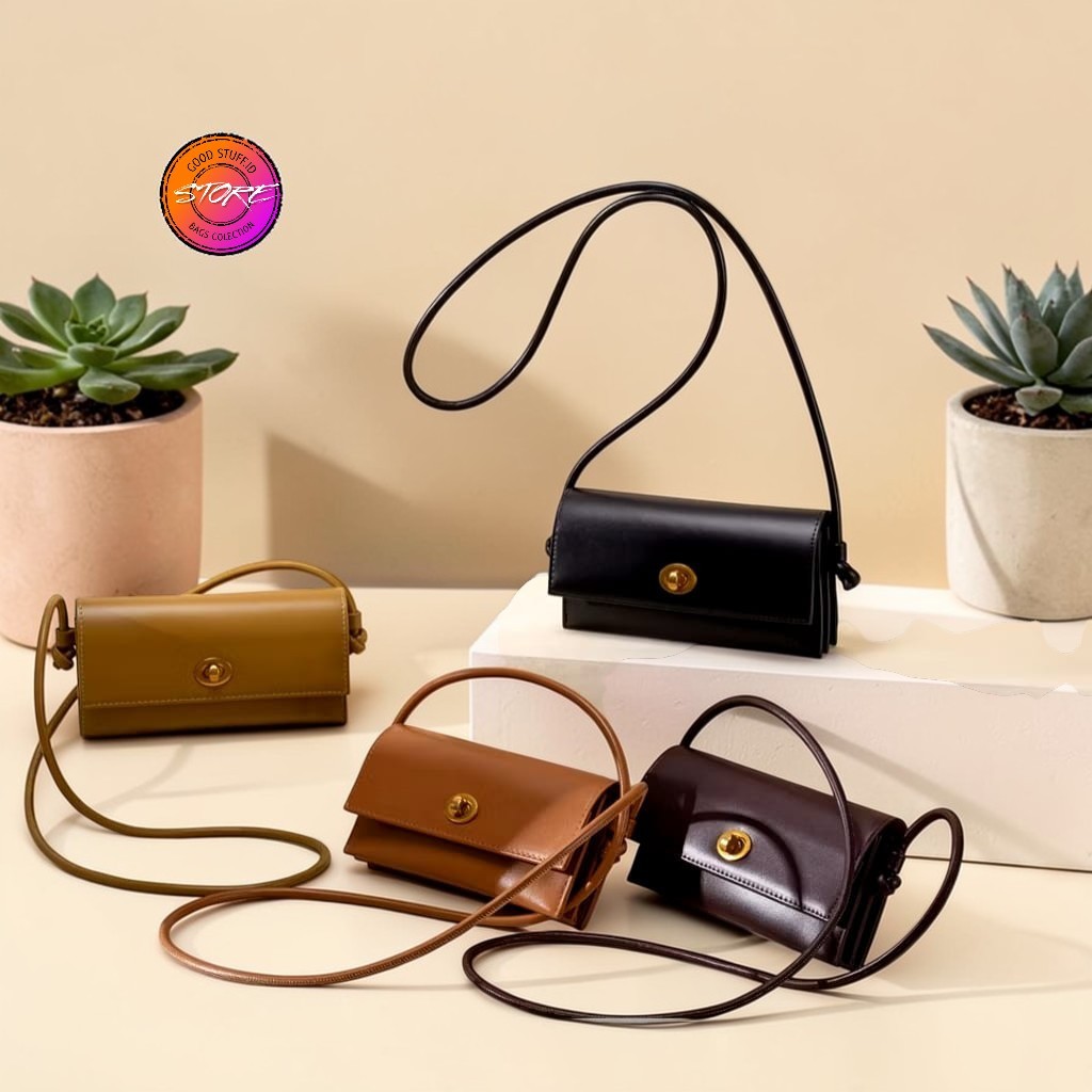 Tas Selempang Wanita Zora Bag Mini Slingbag Dompet Kecil Minimalis Tas Jalan Santai