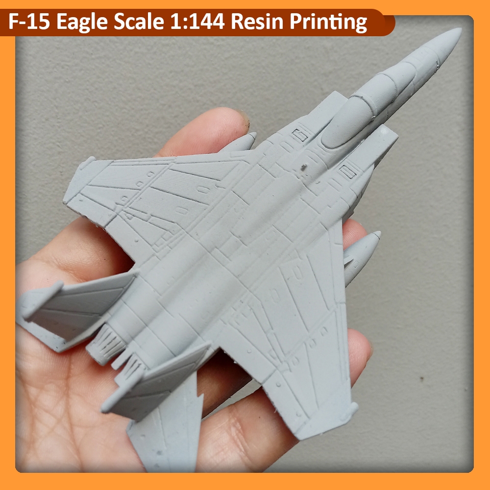 3D print Resin Pesawat F-15 Eagle Scale 1:144 Miniatur pesawat F15 resin