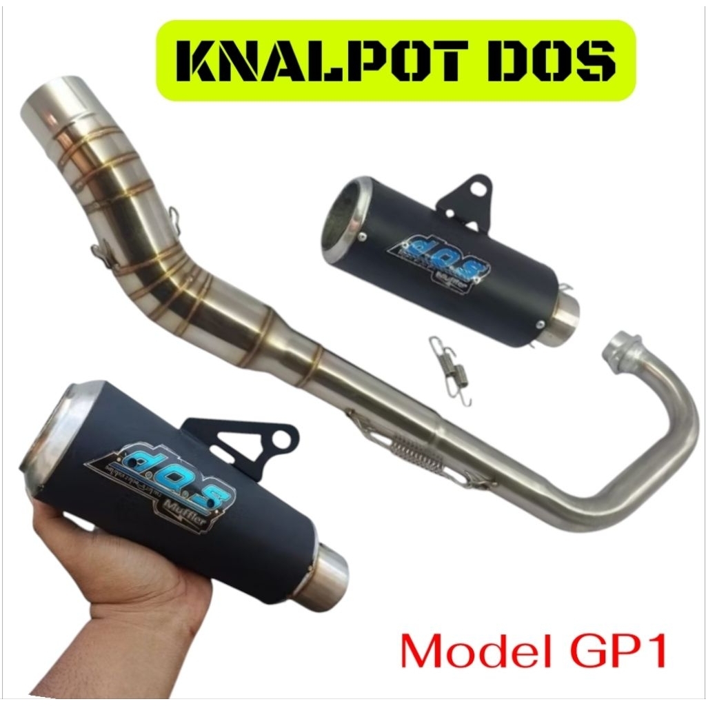 KNALPOT DOS JUPITER MX KING GP1 KNALPOT DOS GP1 MX KING KNALPOT DOS GP1 BLACK JUPITER MX KING