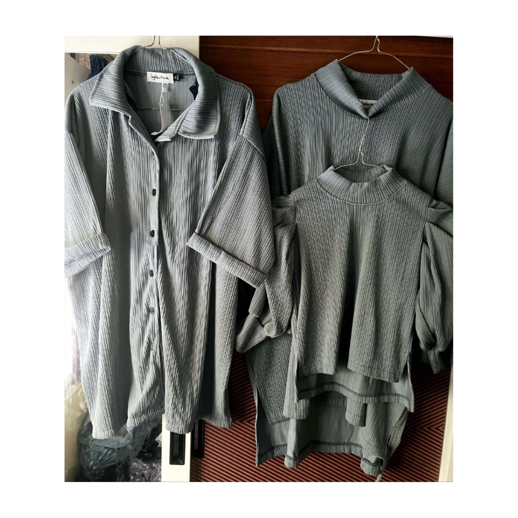 Baju Couple NEW warna Biru Muda