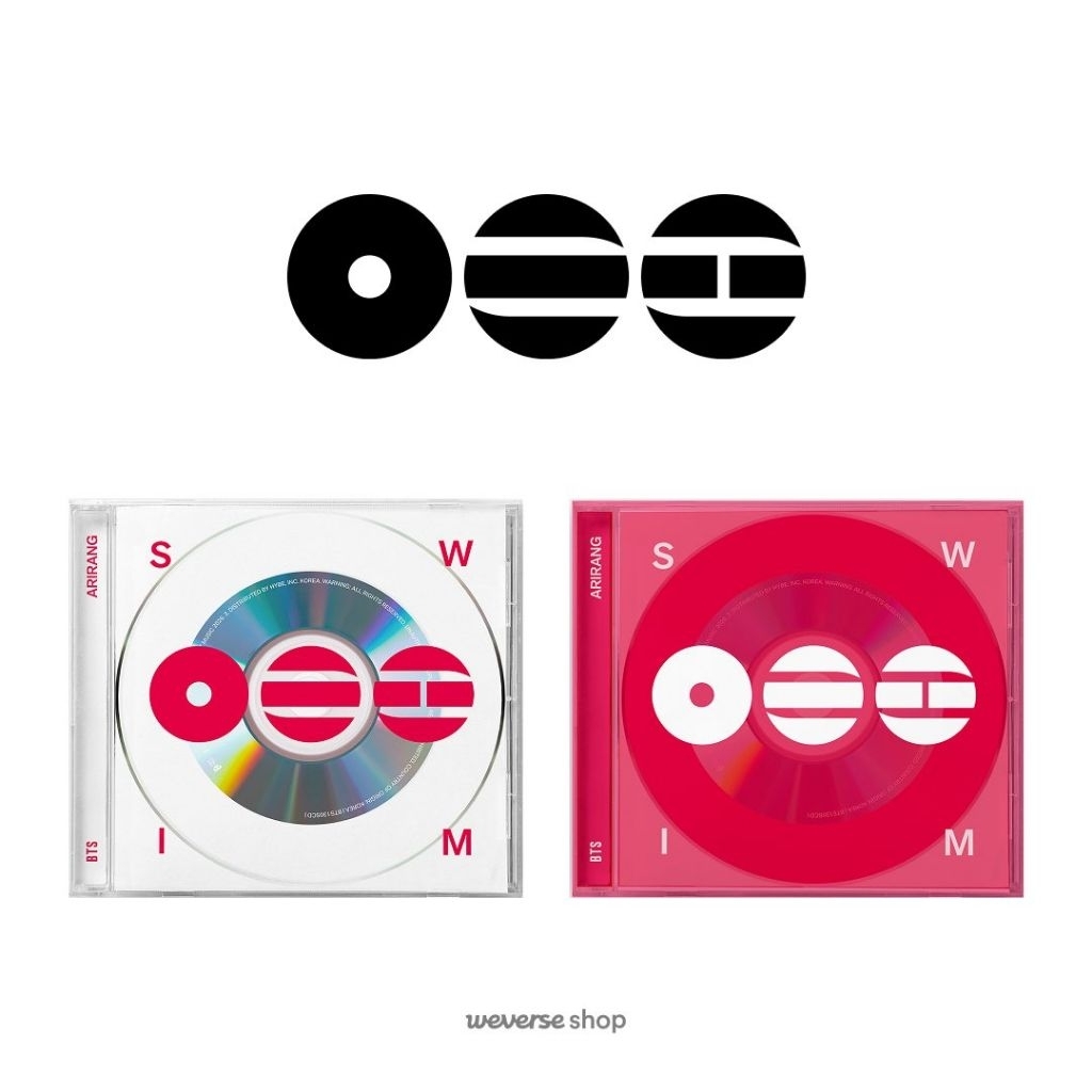 OFFICIAL BTS ARIRANG SWIM SINGLE CD