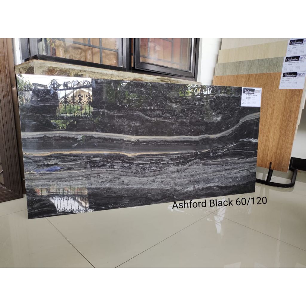 granit 60x120 Ashford Black Glossy