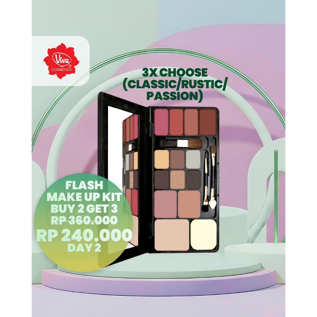 Paket 3 Viva Queen Make Up Kit Viva Cosmetics