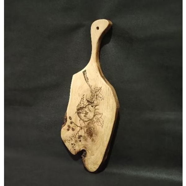 Talenan Kayu Hias Pyrography.