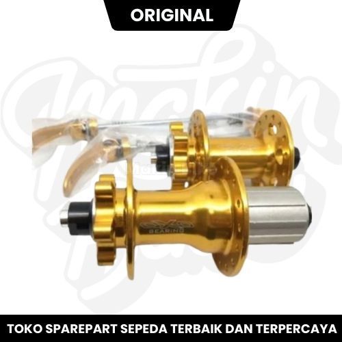 OXO Hub Freehub 36 Hole 4 Sealed Bearing Gold Hub Jangkrik Sepeda MTB