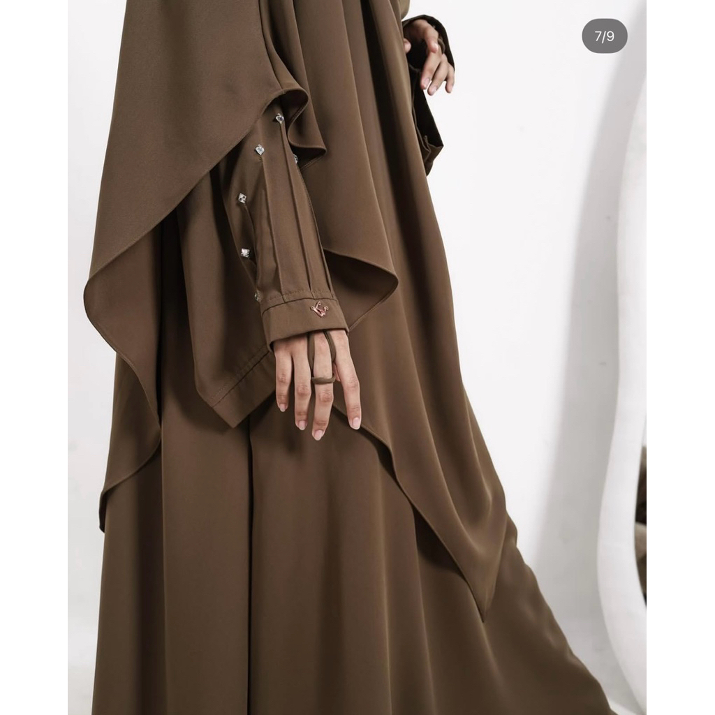 PL VVGC only gamis brand ZAKIA OFFICIAL size M to L (free baju tidur)