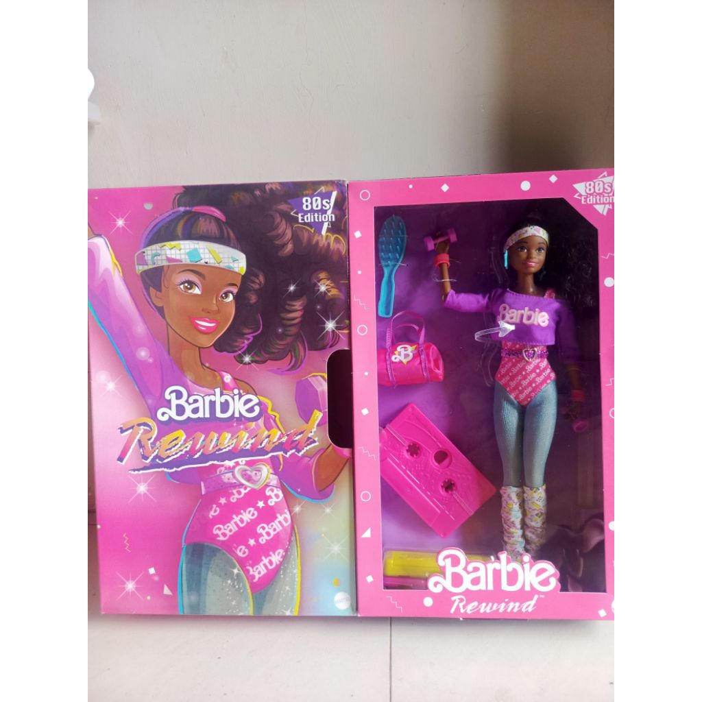 Boneka Barbie Rewind 80's Work Out