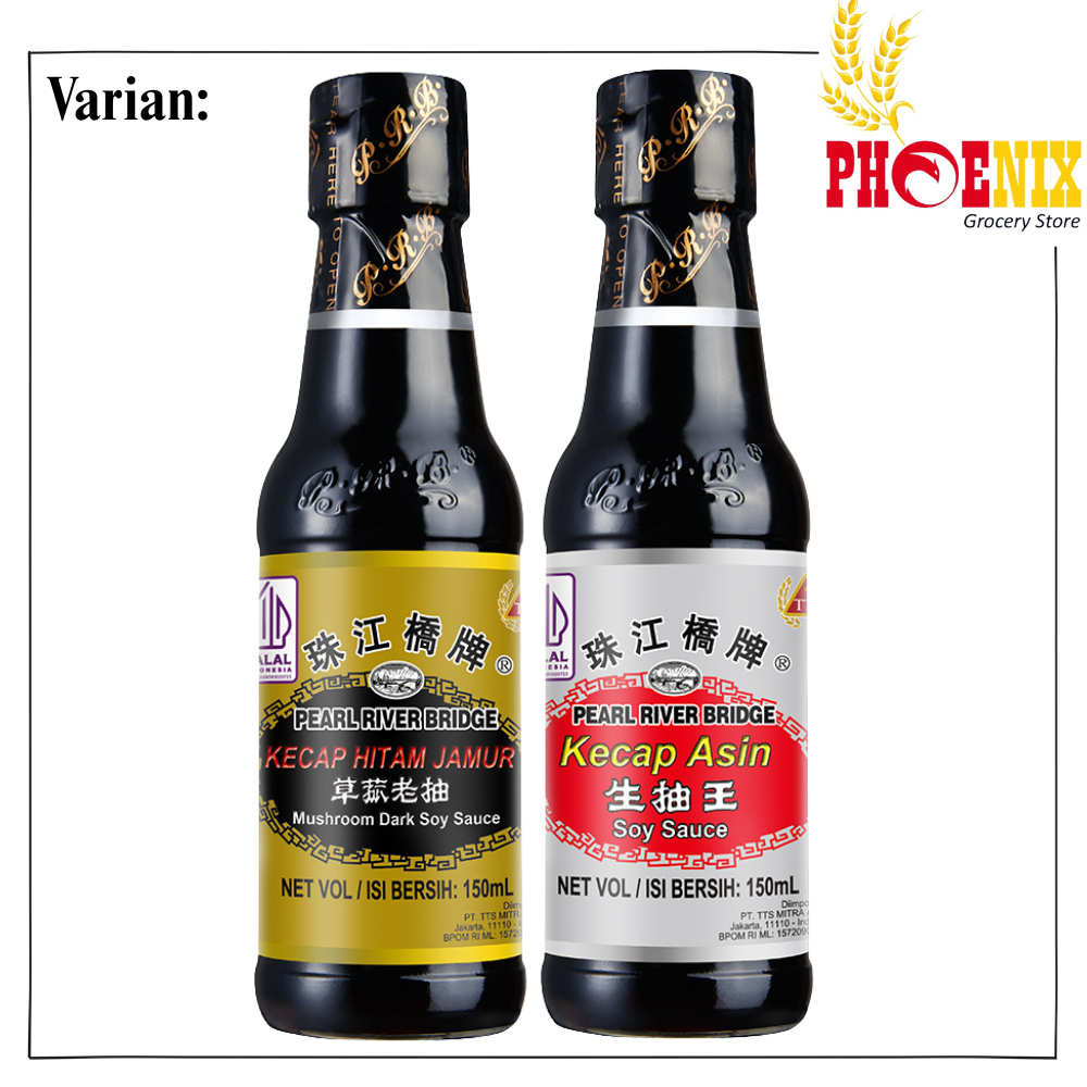 Pearl River Bridge - Kecap Hitam Jamur / Kecap Asin Botol 150 ml