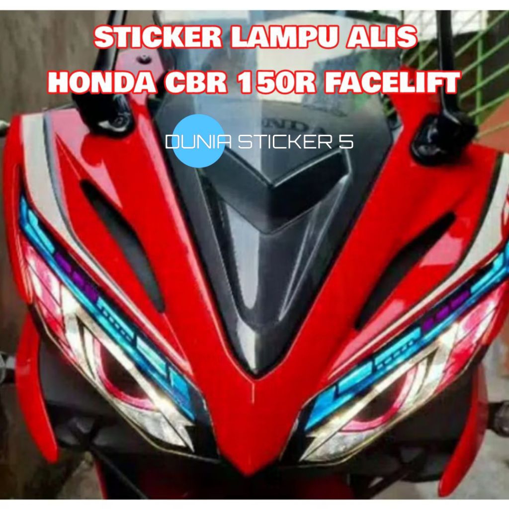 Sticker Lampu Alis CBR 150R Facelift , Stiker Lampu Cbr 150r Facelift