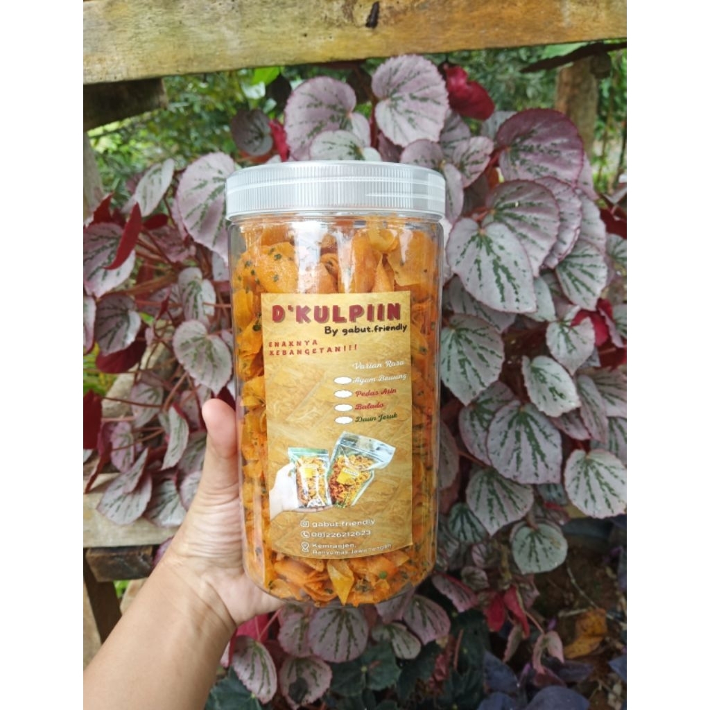 D'kulpiin Kulpi Crispy 250gram Kemasan Toples