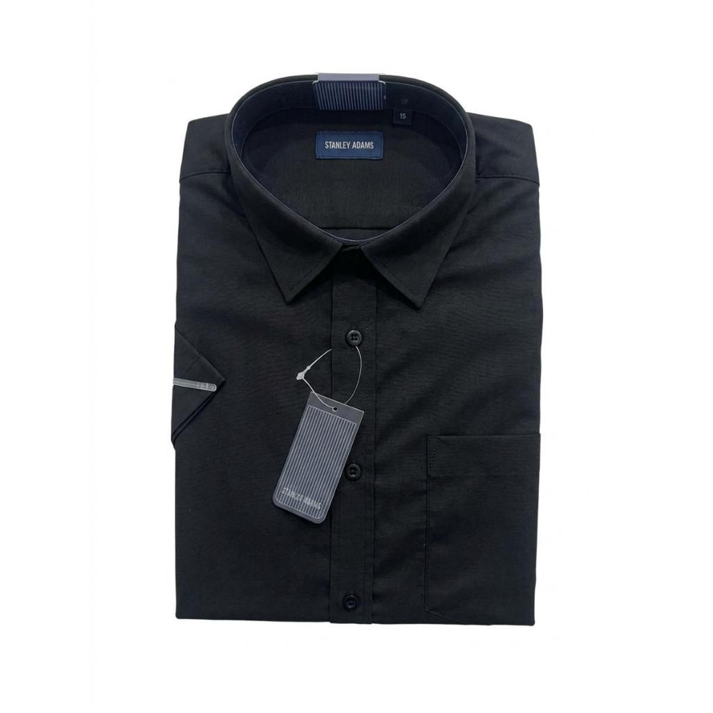 Kemeja Pria Stanley Adam Original Formal Kerja  Kantor Lengan Pendek