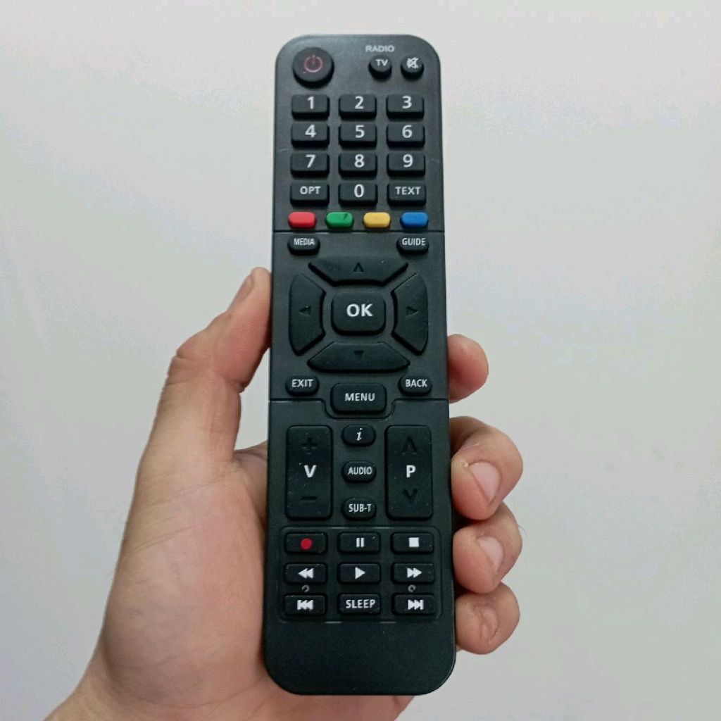 Remote Remot Set Top Box STB DVB-T2 Parabola Universal Tanpa Setting Nexmedia K-VISION K1100 C1100