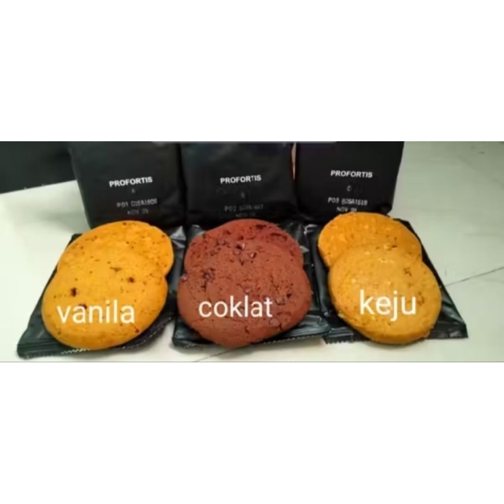 Biskuit Ransum TNI - Vanila, Coklat, Keju 200g