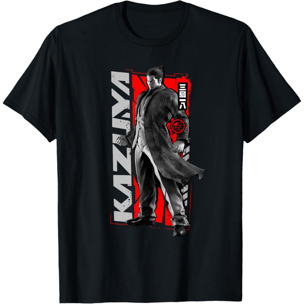 Kaos TEKKEN Kazuya T-Shirt – Baju Vintage 90s Retro Pria Wanita Unisex Cotton Combed 24s