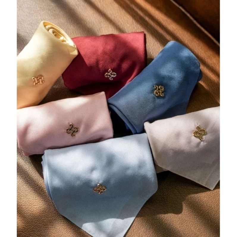 HEAVEN LIGHTS - Scraft / Hijab Segiempat Plain Voal Ultrafine warna biscotti