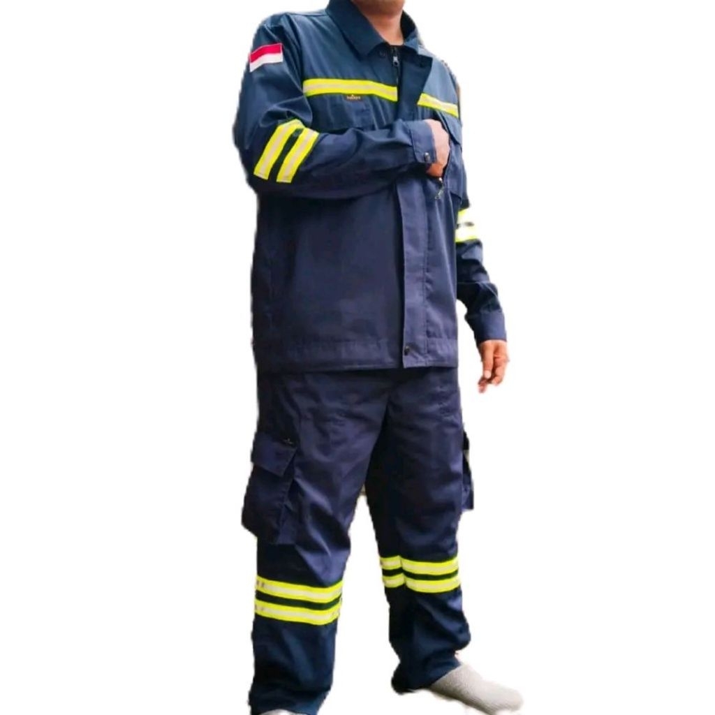 Baju setelan wearpack pria