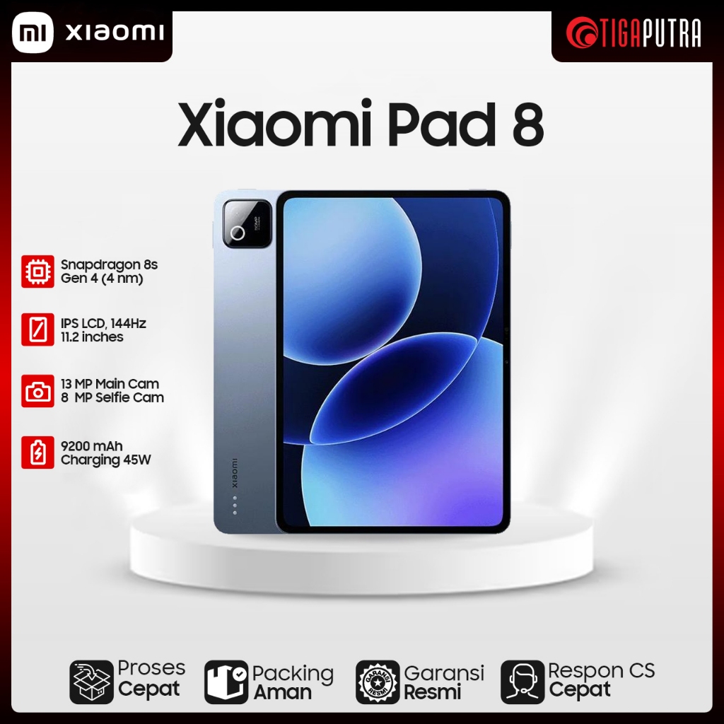 Xiaomi Pad 8 (Ram 8 GB, Rom 256GB, 144Hz, Dolby Vision, Snapdragon 8s Gen 4)
