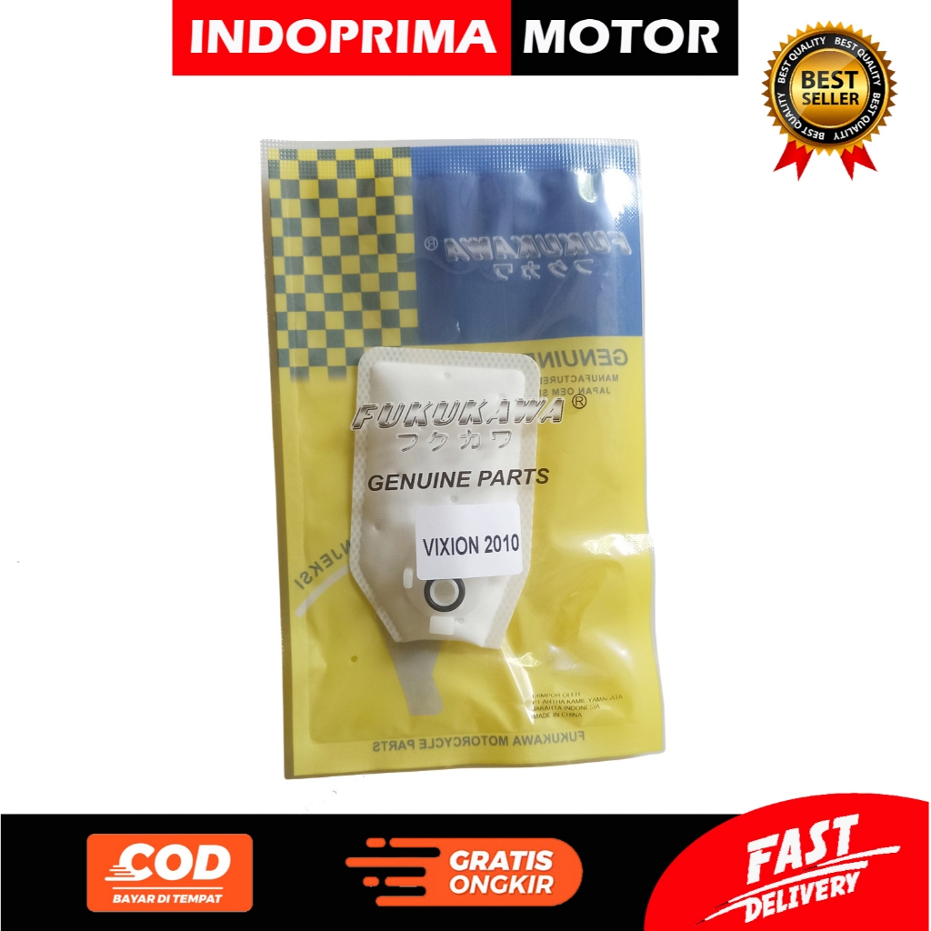 FUKUKAWA PAMPERS VIXION 2010. SARINGAN FILTER INJEKSI YAMAHA VIXION 2010 - DISTRIBUTOR FUKUKAWA