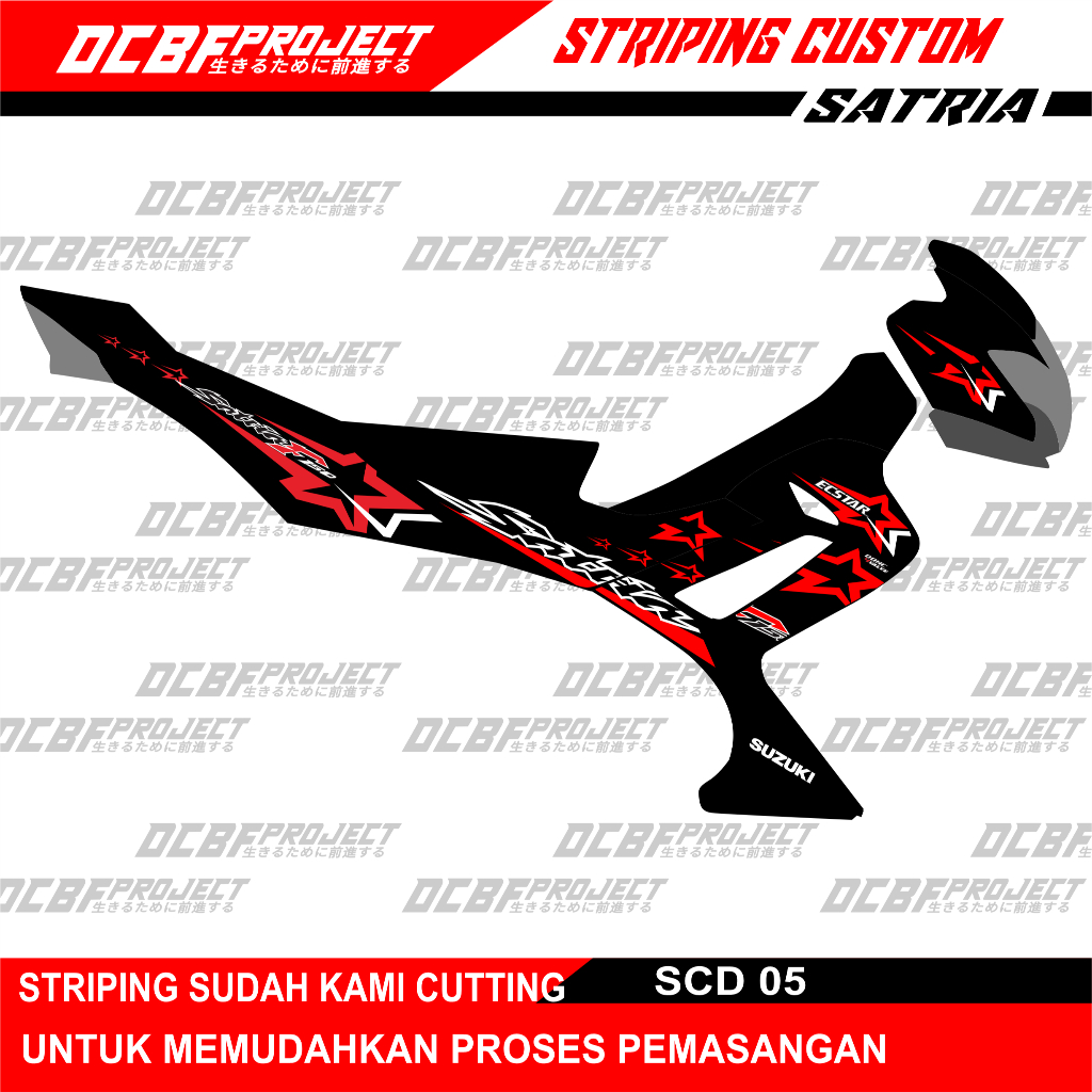 STRIPING CUSTOM SATRIA FU SCD/BARONG