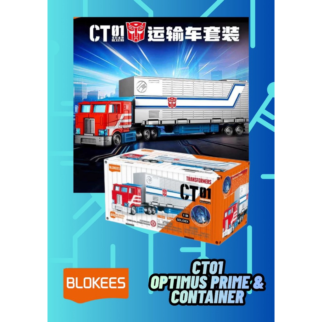 Blokees Optimus Prime & container