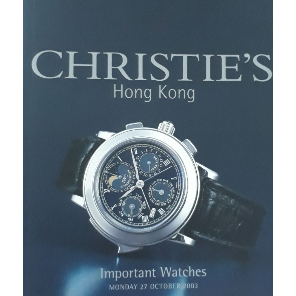 majalah lelang christie's jam tangan very rare