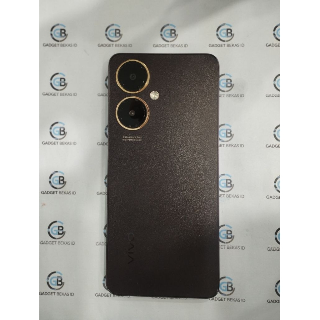 HANDPHONE SECOND VIVO Y27 RAM 6/128GB BURGUNDY BLACK ORIGINAL