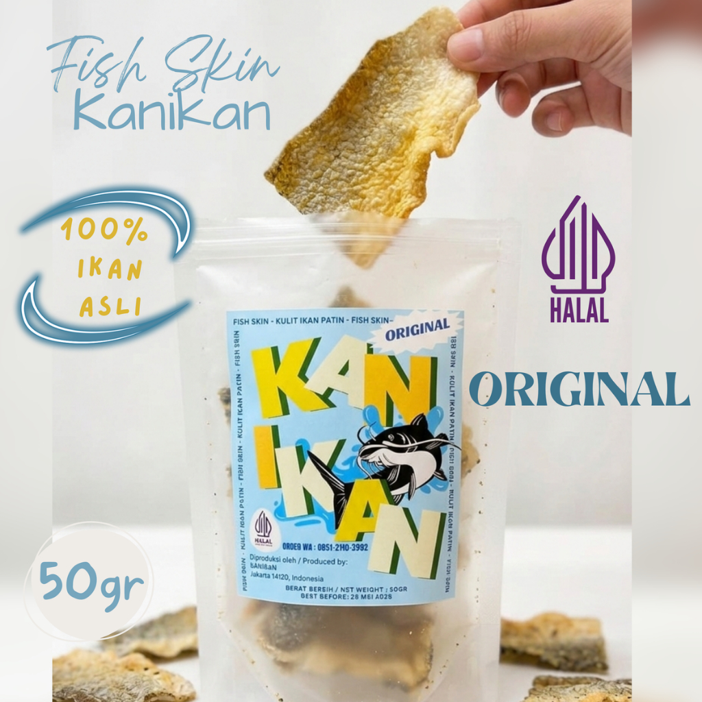 Fish Skin KANIKAN Keripik Kulit Ikan Original