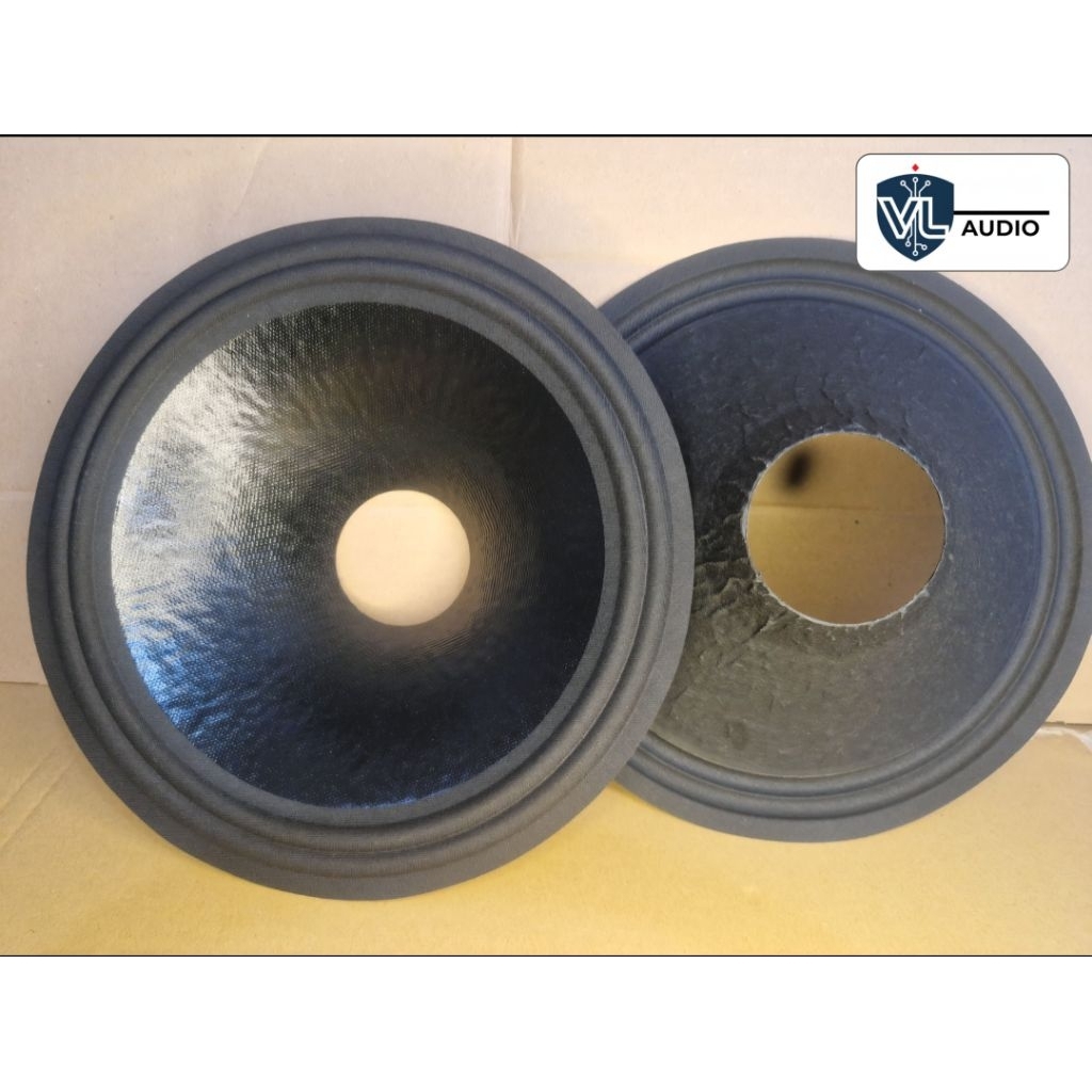 Daun/Conus Speaker 10Inch - Coating/Tahan Air, Lubang Coil 6cm. Tinggi 7,5cm