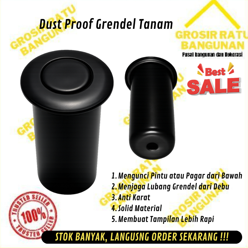 Lubang Kunci Tanam Lantai Slot Grendel Anti Debu Grendel Tanam