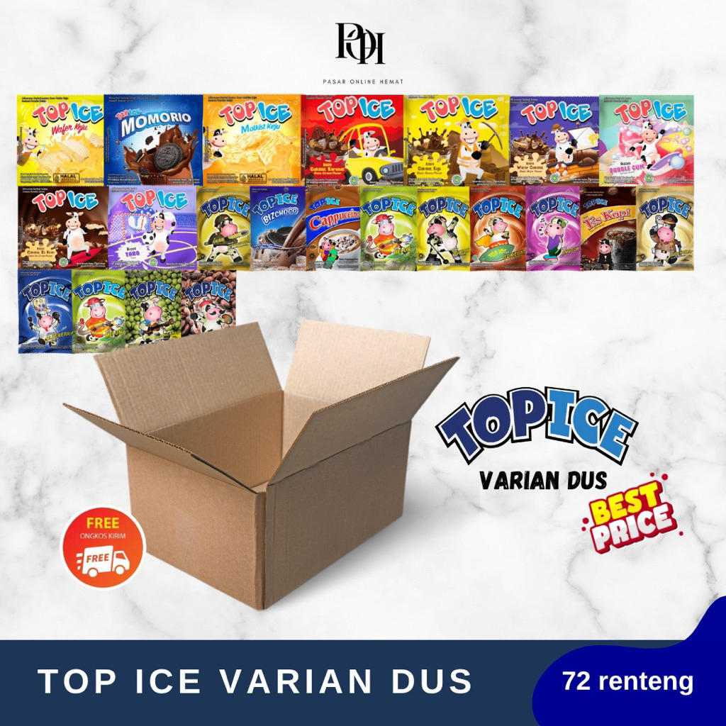 Top Ice 1 Dus isi 72 Renceng