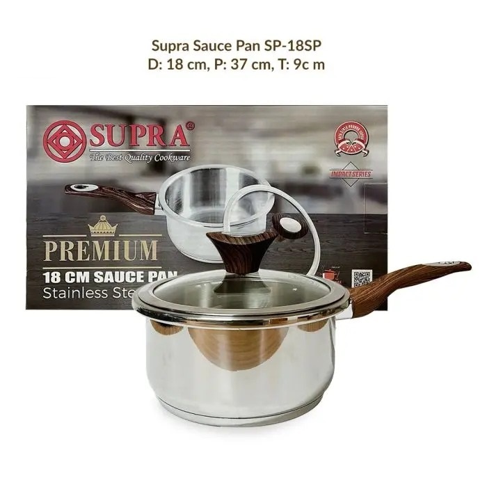 Supra Panci Sauce Pan | Panci STAINLESS  SP - IMPACT BOTTOM
