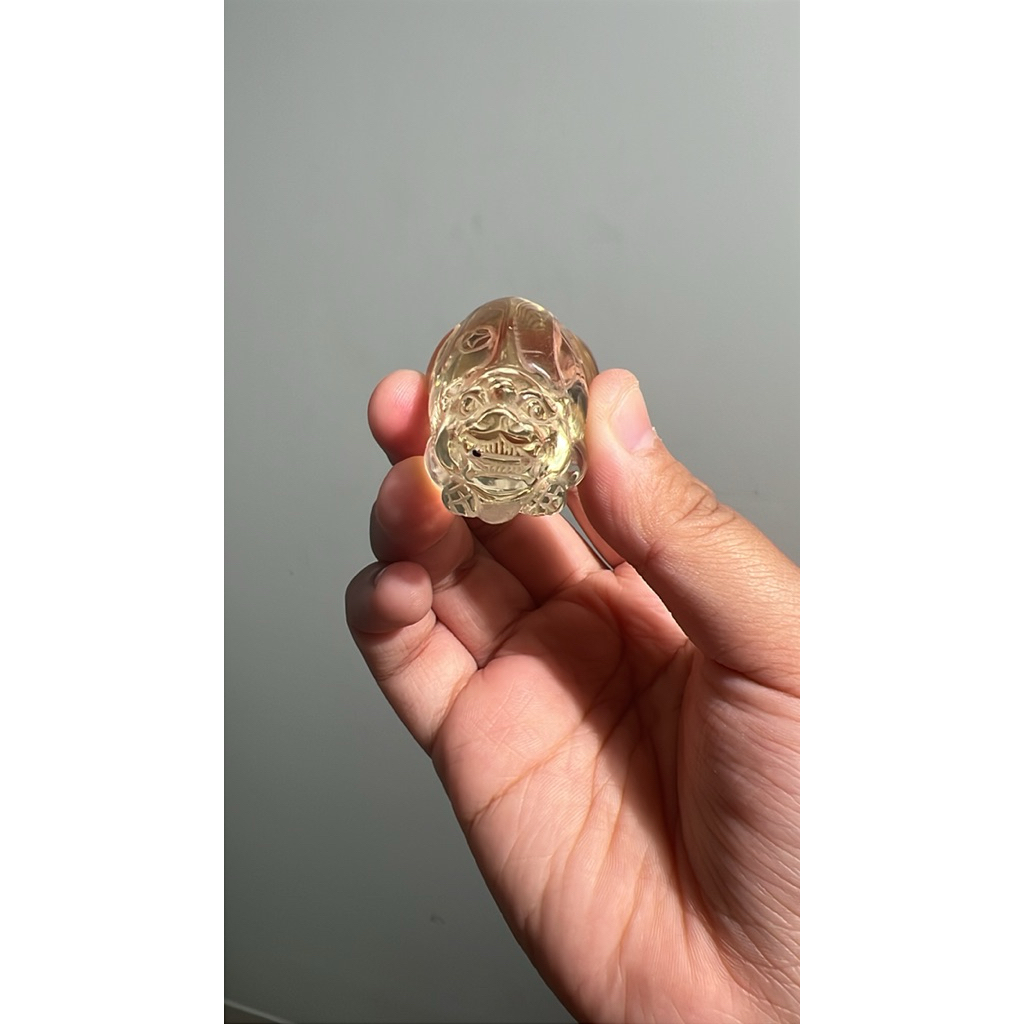 Pixiu Citrine Carving (Big & Small) – Natural Crystal Wealth & Protection Symbol