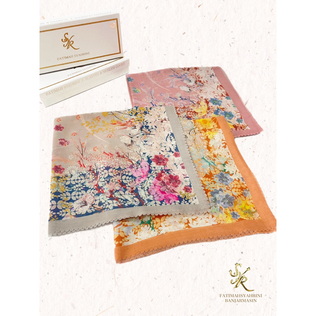 SCARF SYAHRINI BOUQUET SYR BY FATIMAHSYAHRINI