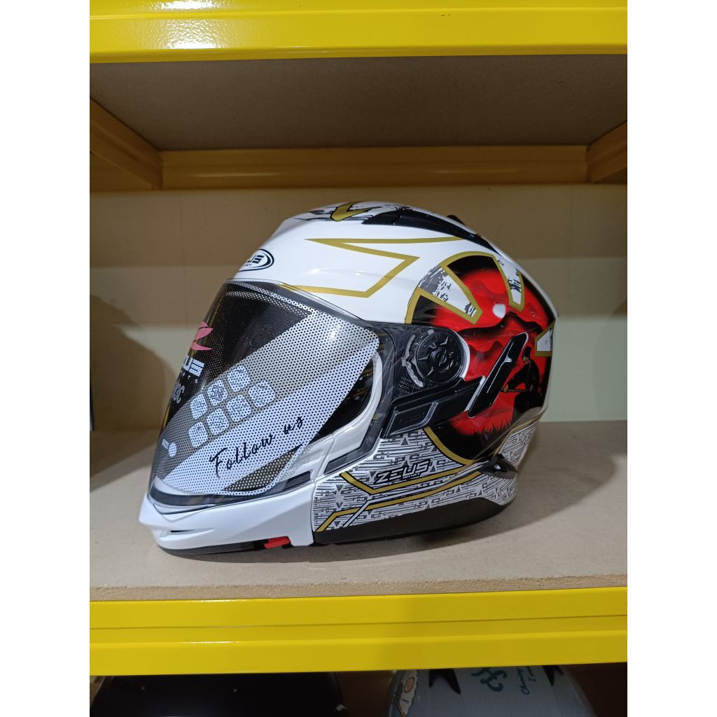 ZEUS ZS613C WHI/AJ20 RED