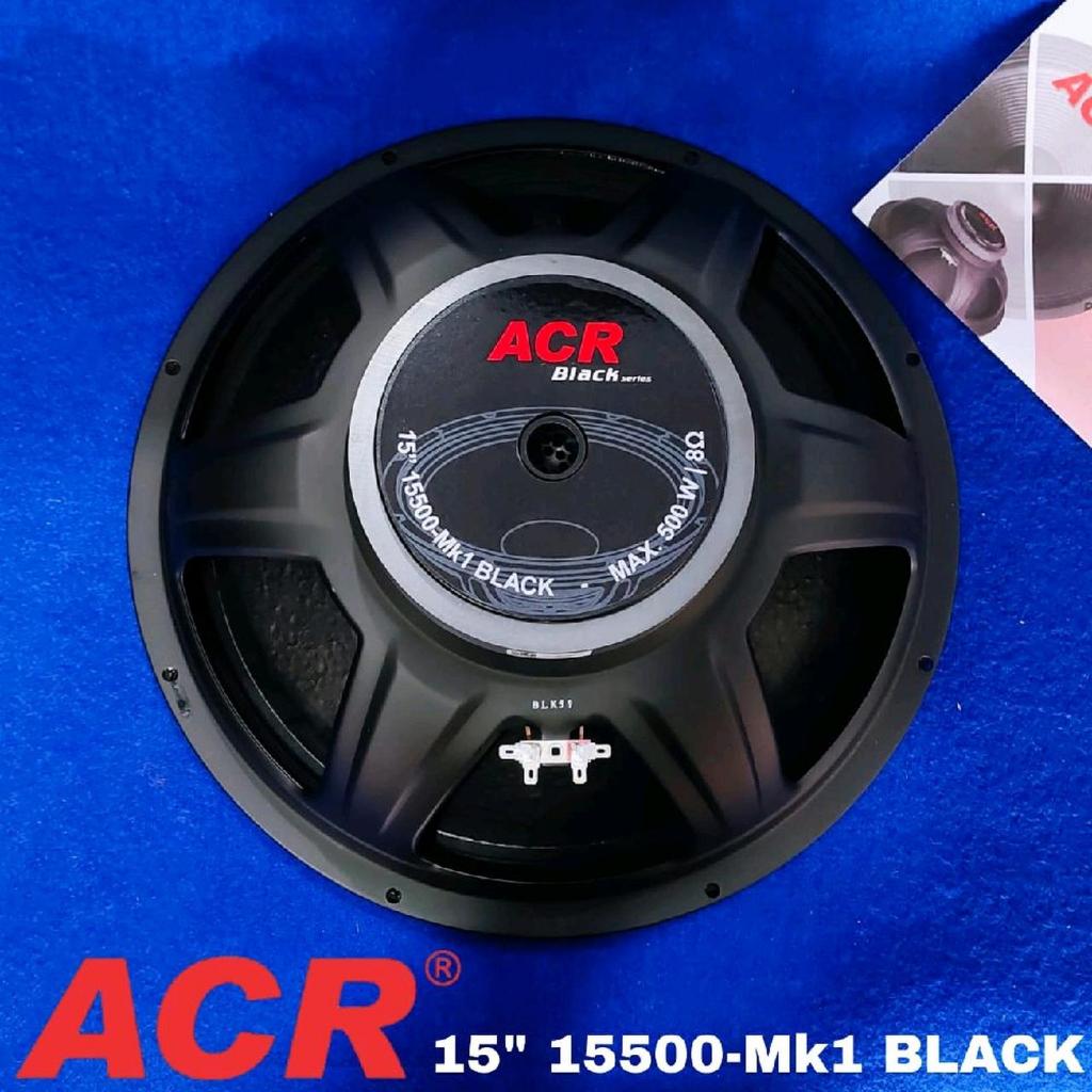 Speaker ACR 15 Inch ACR 15500 Black MK1 ACR Fullrange 15 Inch 15500 Black