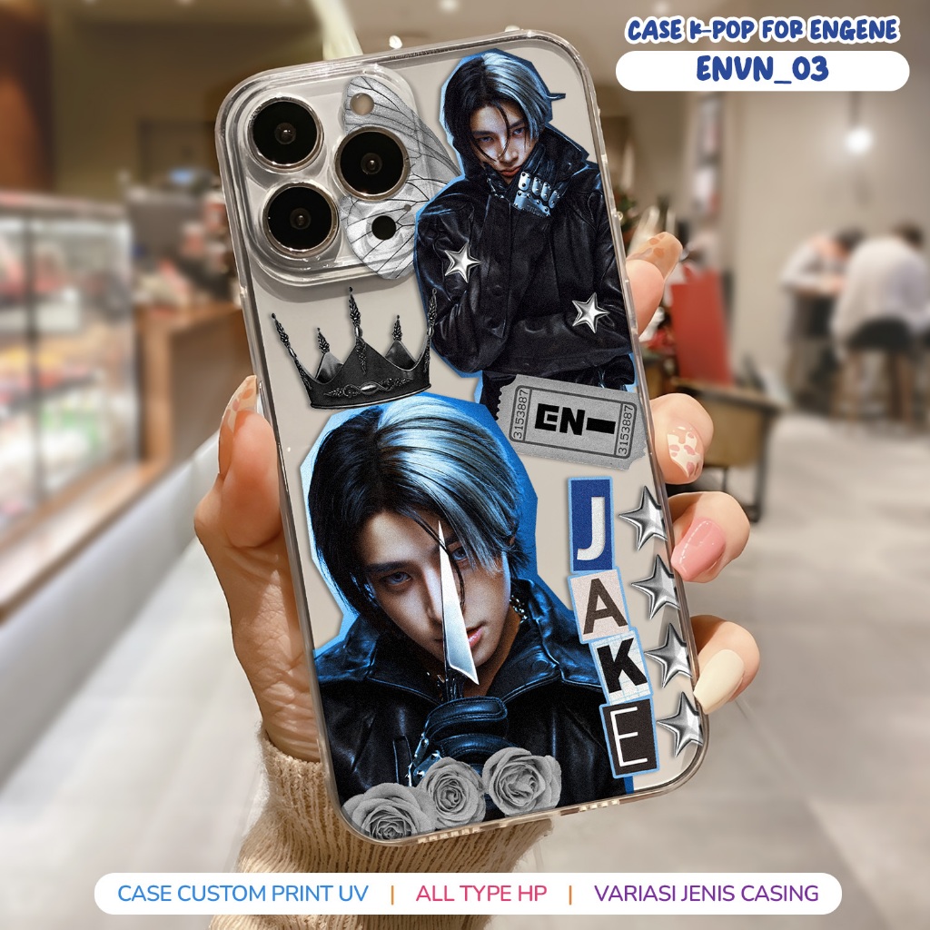 Case HP Softcase Desain Kpop Enhypen – Custom Design Print UV All Type HP kode envn