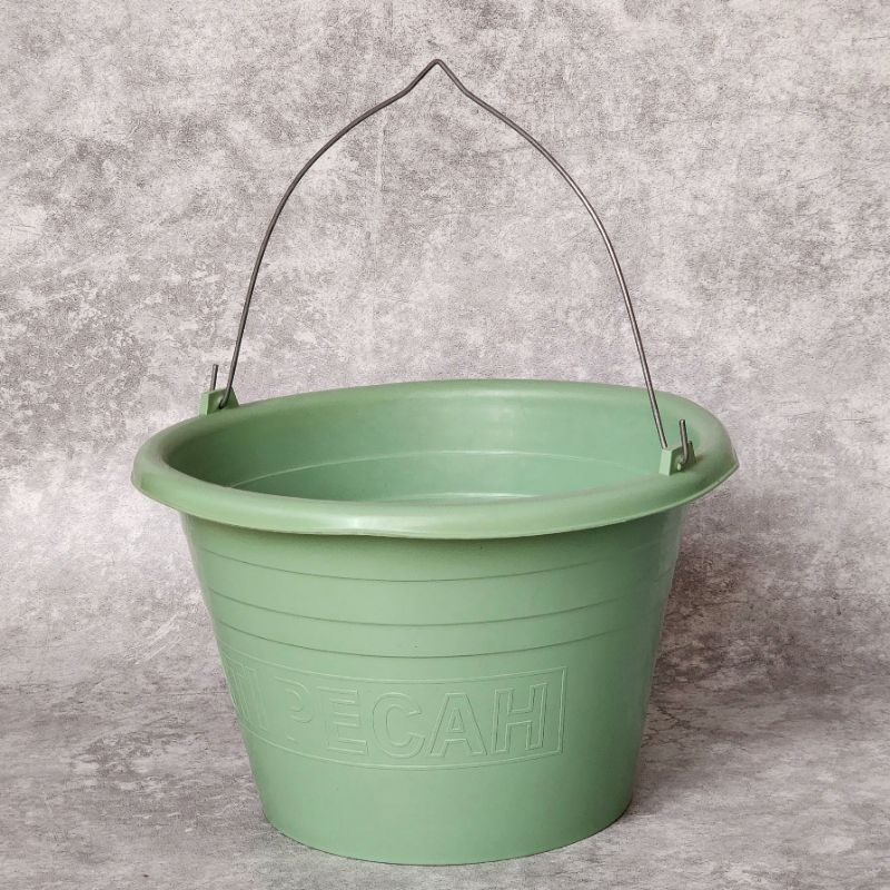 GROSIR Ember TC 14 Hijau BJ Anti Pecah Ember Cor Bangunan Proyek Serbaguna / Ember Cor Anti Pecah