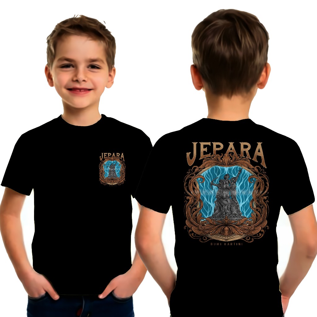 Kaos Anak JEPARA BUMI KARTINI Kaos Oleh Oleh Jepara