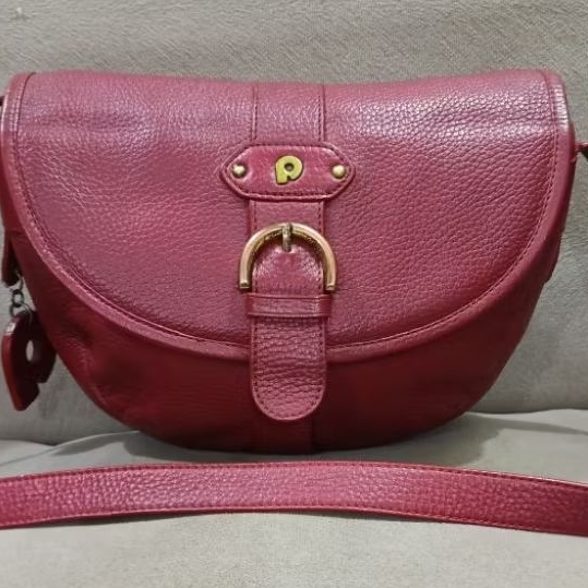 TAS SELEMPANG PAPILLON SEKEN WARNA MERAH MULUS