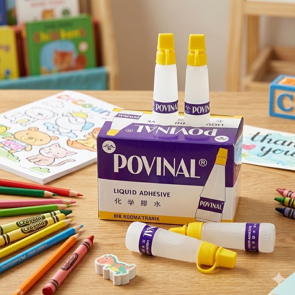 Lem Kertas Anak Sekolah PAUD TK SD | Lem Stik Non Toxic untuk Prakarya & Kerajinan