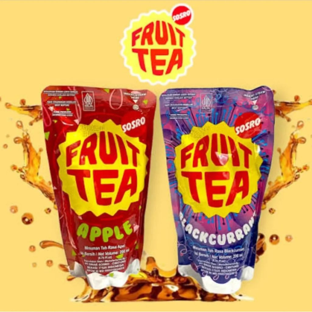 Fruit Tea 200ml 1 Dus Isi 24pcs/ Fruit Tea Pouch