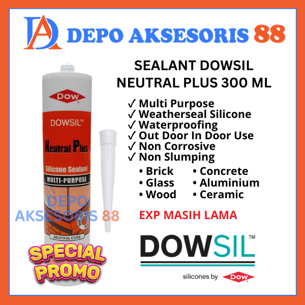 Dowsil Netral Plus Silicone Sealant Dowsil Lem Dowsil Neutral Plus