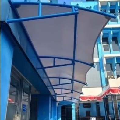 atap kanopi membran bahan pvc 550 gsm harga permeter persegi