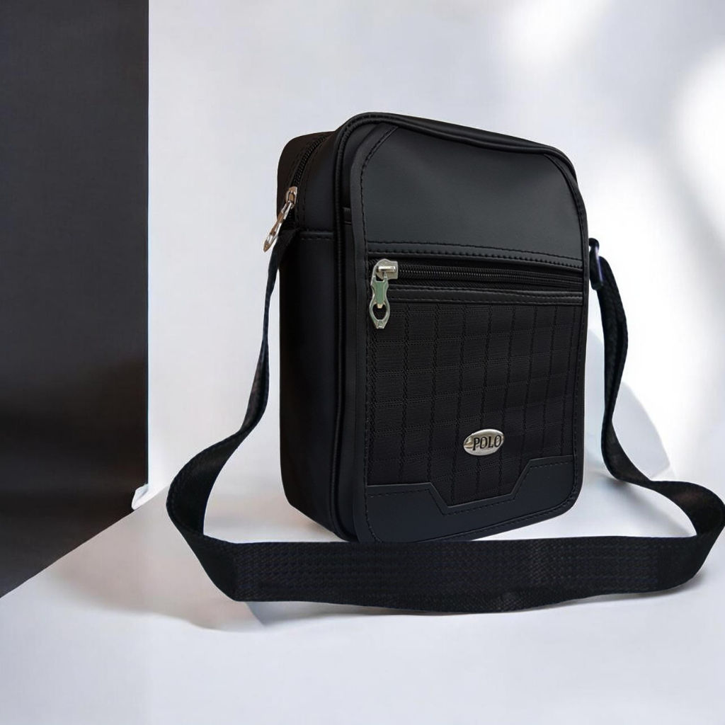 Tas selempang kulit pria Polo star 6113 anti air