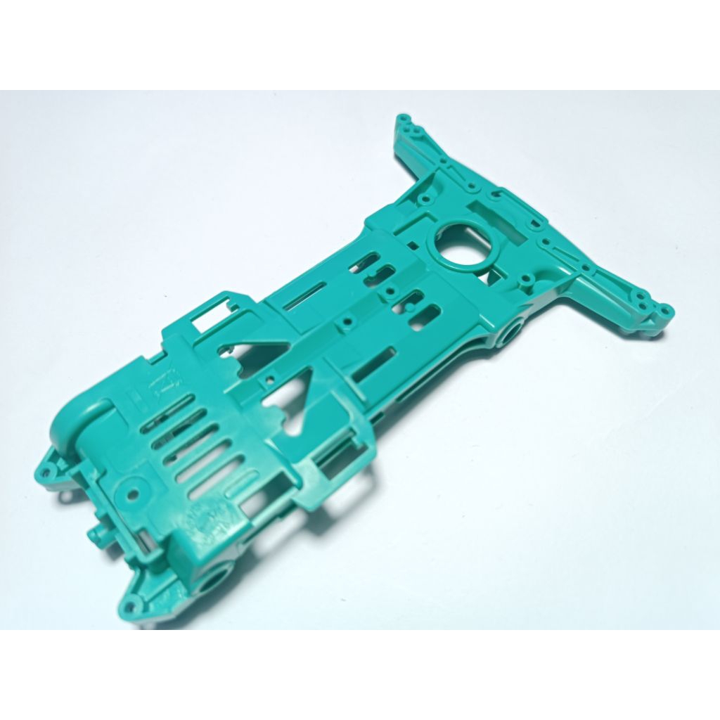 Chassis superII ABS light green original tamiya